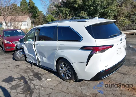 2023 Toyota Sienna Platinum z USA, uszkodzony, nr VIN 5TDESKFC0PS090125